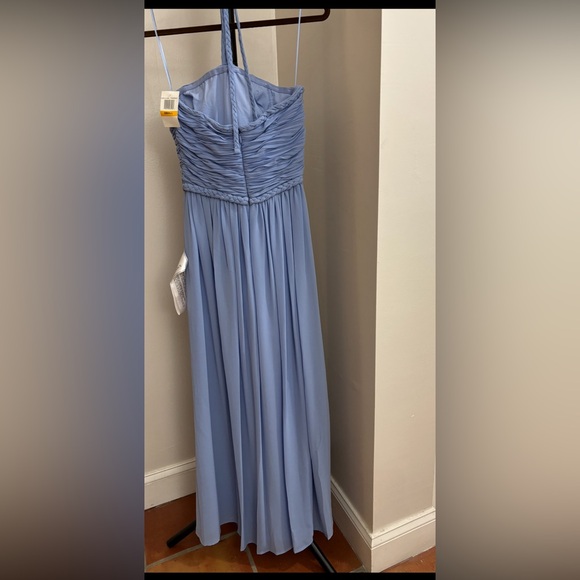 Elegant Blue Women's Dress - Picture 2 of 3